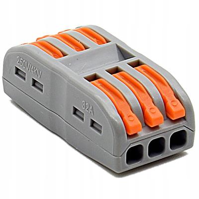 Quick-Run Connector Wire Connector 3X 0.08-4Mm2 1 Pc Pct-223
