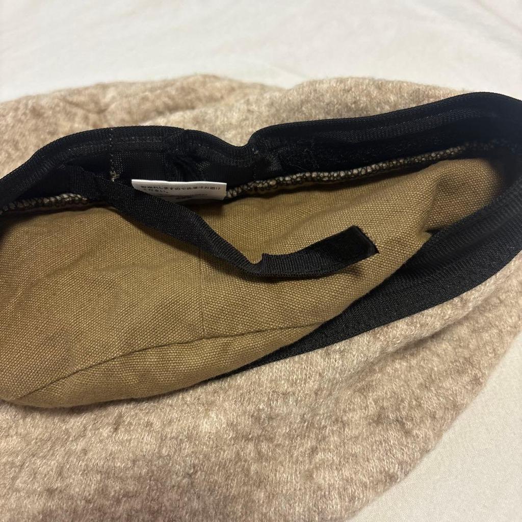 Used ORIENT MILLINERY Hat Beige Brushed Hat Cap 59