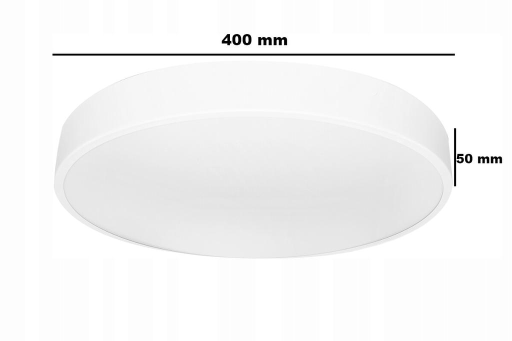 Round LED Ceiling Lamp Surface Mounted 36W 4000K Loft White 40cm