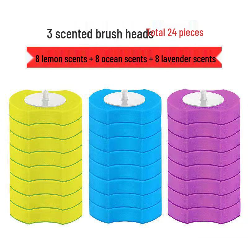 Wall-Mounted Disposable Toilet Cleaning Brush