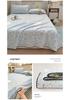 Class A Full Cotton Double Layer Gauze Bed Sheet & Pillowcase Set (3-Piece) for All Seasons