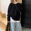 Women's Korean Round Neck Pullover Sweater - Autumn/Winter 2025, Loose Fit, Soft Knit, Thick, Slimming Style.