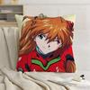 Asuka Langley Soryu Asuka Anime Girl Pillow Case Pattern Printed Pillowcase For Living Room Sofa Cushion Cover
