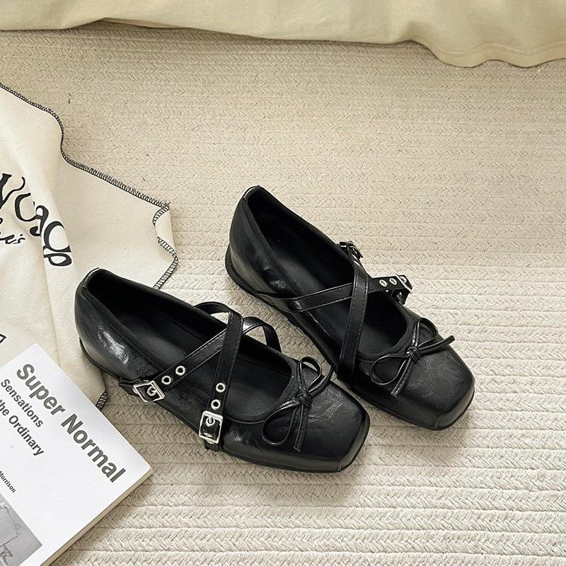 Нишевые серебристые туфли Мэри Джейн осенние плоские балетки jk маленькие кожаные туфли 35