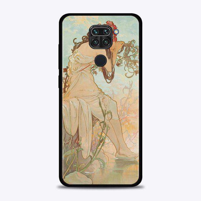 

Чехол для Xiaomi Redmi Note 11 9 8 10 Pro 9s 8t 7 10pro Max, чехол для Redmi 11 9 9c 9a 8 8a 7 7a, художественный постер Альфонс Муха тонкий For Redmi Note 9S