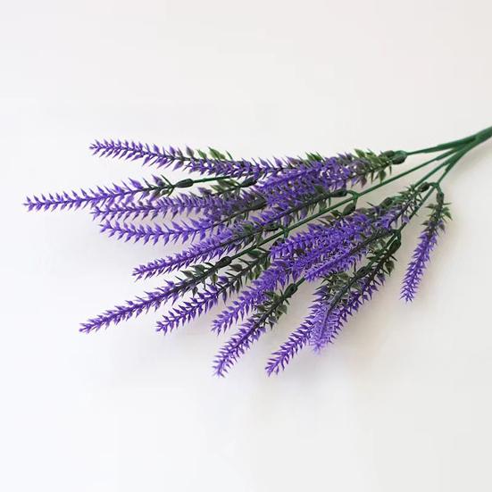 2Pcs Simulated Flowers High Simulation Bright Layered Bouquet No Withering Fading Fake Flower Home Office Decor