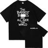 Adela Adla T-shirts Καλοκαιρινά Κοντομάνικα Casual T-shirt Streetwear Unisex Casual Μόδα Βαμβακερά Unisexs Και Unisexs Εκτύπωση T-shirt Μπλούζες