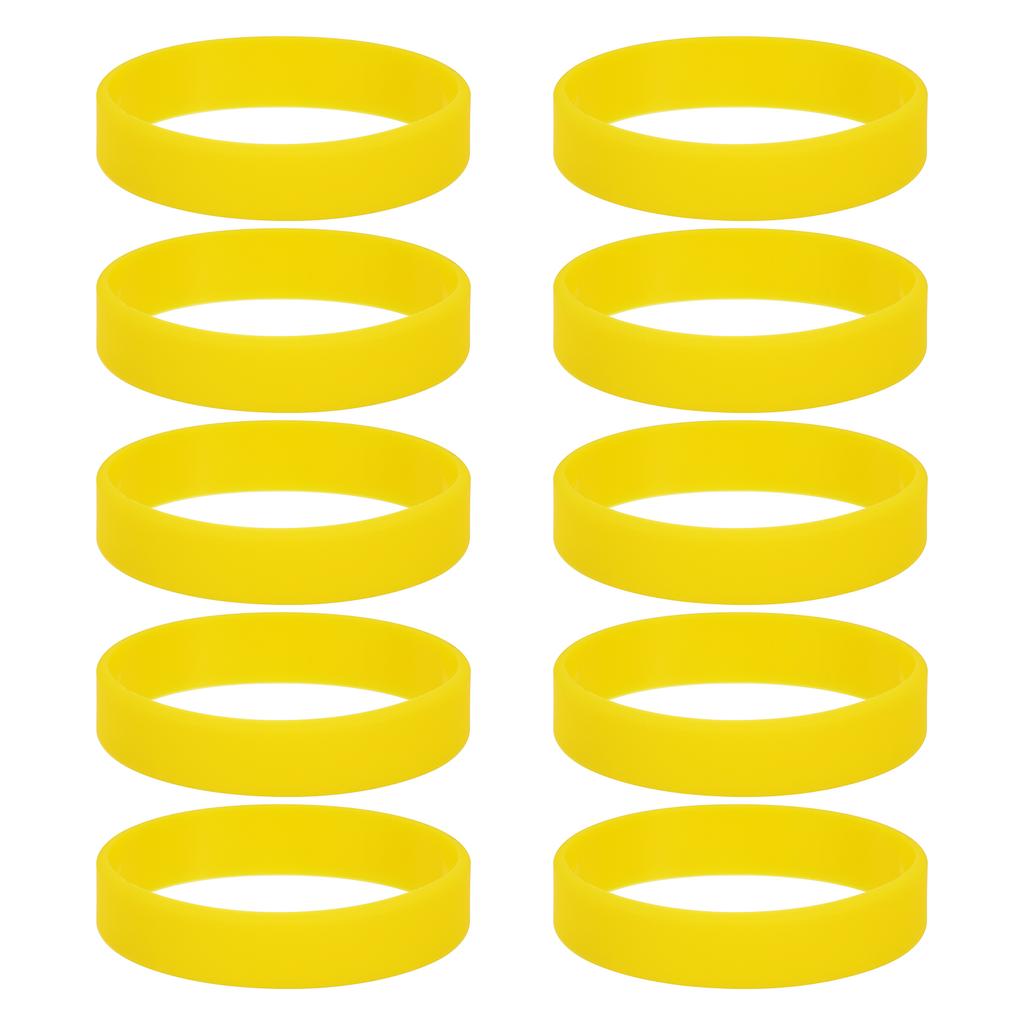 10/20Pcs 3.15" Silicone Rubber Bands Non-slip Flat Elastic Rubber Wrapping Bands for Books Traps Art Wrapping Paper Cord Wraps