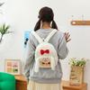 Baby Three Fashionsble Cute Cartoon Plush Backpack Children'S Large Capacity Backpack Daily Leisure Backpack Creative Gift