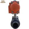 UPVC Pneumatic Double Union Ball Valve