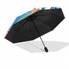 1pc Parrot Floral Automatic Folding Umbrella - Portable Collapsible, 8-Rib Durable Frame, Perfect for Outdoor Use,  Yy251218124