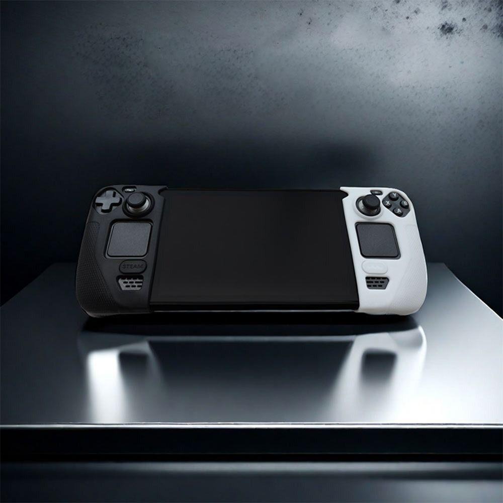 Anti-slip Silicone Grip Shockproof Thicken Protection Case Protective Game Console Grip for Steam Deck/Steam Deck OLED