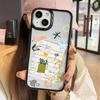 Acrylic Phone Case for iPhone 11 12 13 14 Pro 12 14 16 Pro Max for Samsung A16 A36 A56 S24 FE High-quality Painted Anti-fall Mobile Phone Case