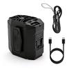 10000mAh Waist Fan Wearable Waist Fan 5-Speed Lightweight 40H Outdoor Hands-Free Cooling Work Site Travel Ooutdoor Long-Distance
