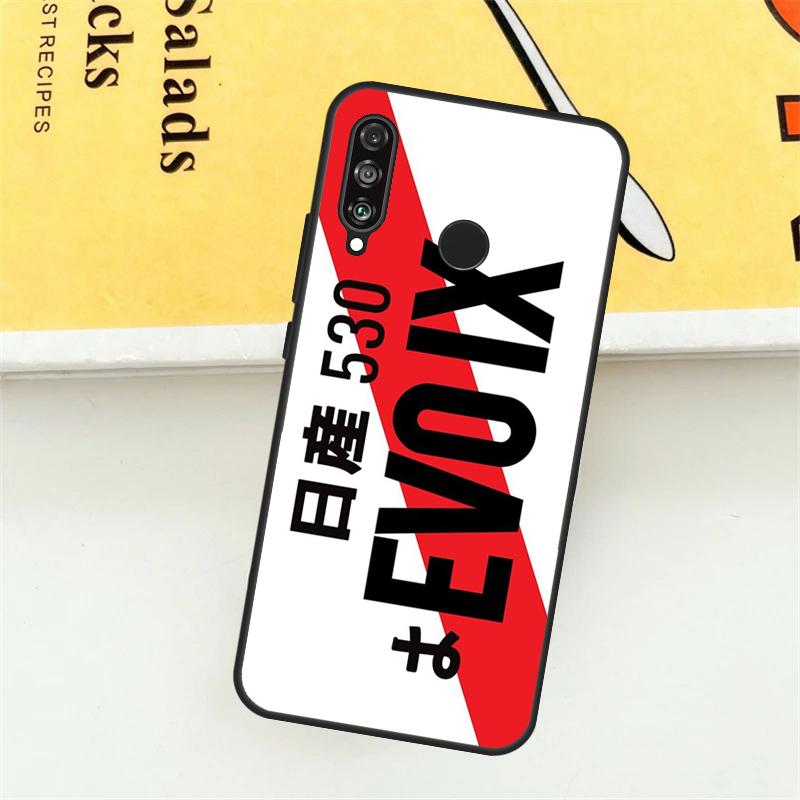 JDM Car Evo For Huawei Nova Y61 Y73 Y70 Y72 Y60 Y90 Y91 7i 8i 11i 12i 12s 9 10 SE P20 P30 P40 Lite Case Huawei P30 Pro