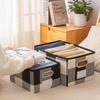 Bedroom Retro Solid Color Storage Box Fabric Printing Animal Pattern Clothing Storage Box Drawer Storage Box