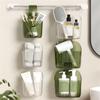 Stackable Storage Basket With Hook No Drilling Hanging Box House Container For Kitchen Bathroom Bedroom Accessories