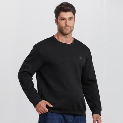 Dibenze Herren Übergröße Locker Rundhals Sweatshirt