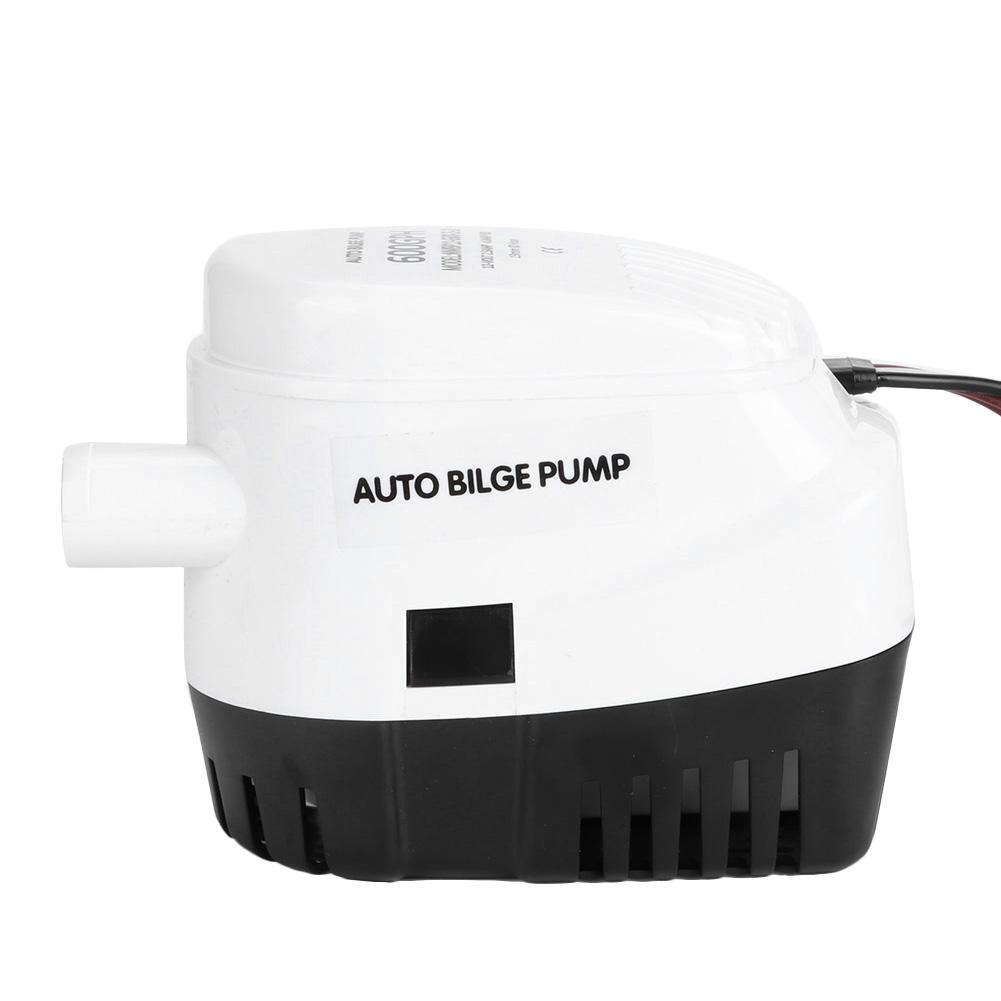 

12V 600GPH Automatic Bilge Pump Yacht Water Discharge Pump with Corrosion Ignition Protection