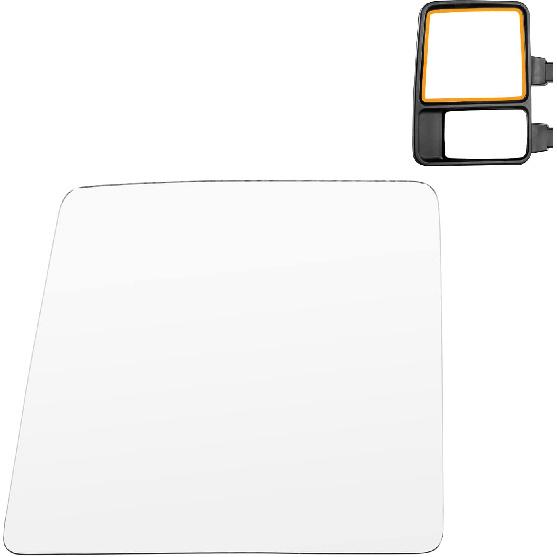 Towing Mirror Glass Fitss 1999-2018 For Chevy Silverado For GMC Sierra 1988-1998 For Chevy/For GMC C1500/K1500 Non-Heated Right Side Lower onvex