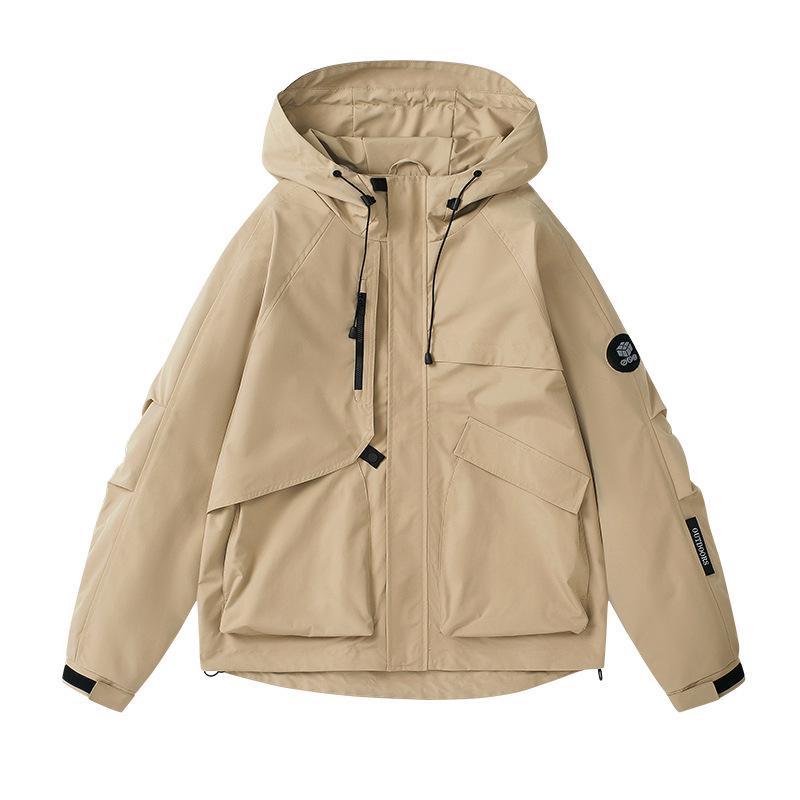 Men's Windproof Water-Repellent Mountain Jacket for Spring/Autumn - Ideal for Travel, Hiking, Cycling, Fishing, and Outdoor Sports