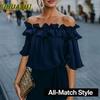 Blouses et Chemises Décontractées à Manches Courtes pour Femmes