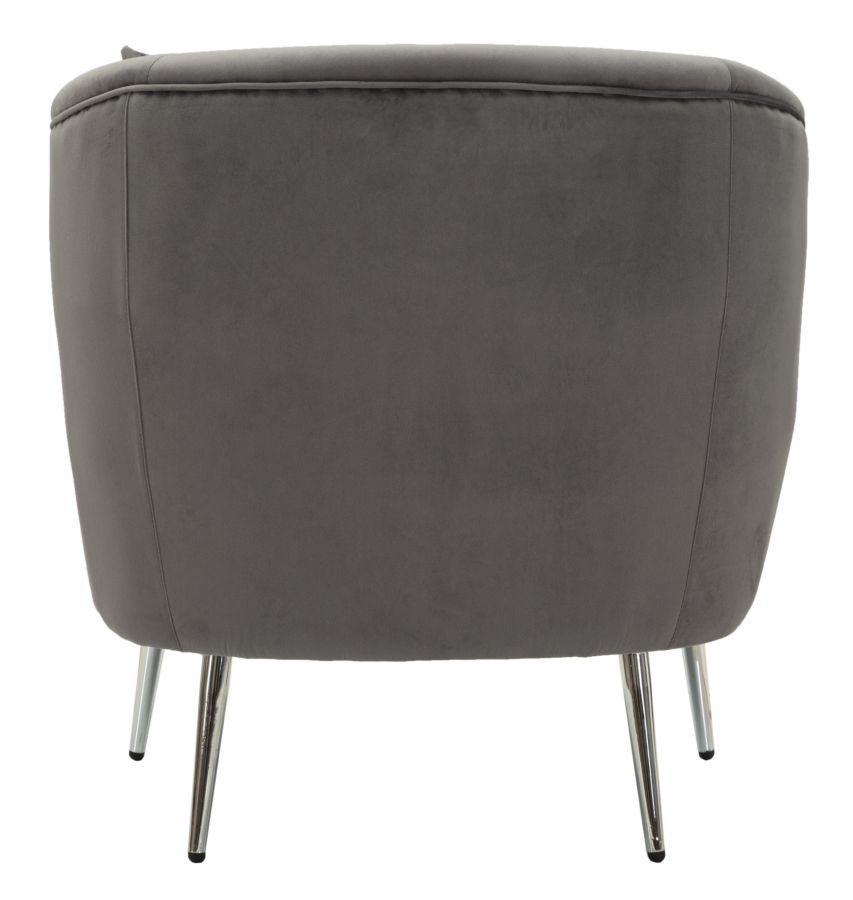 Armchair Silvery With Cushion Cm 73X66X78