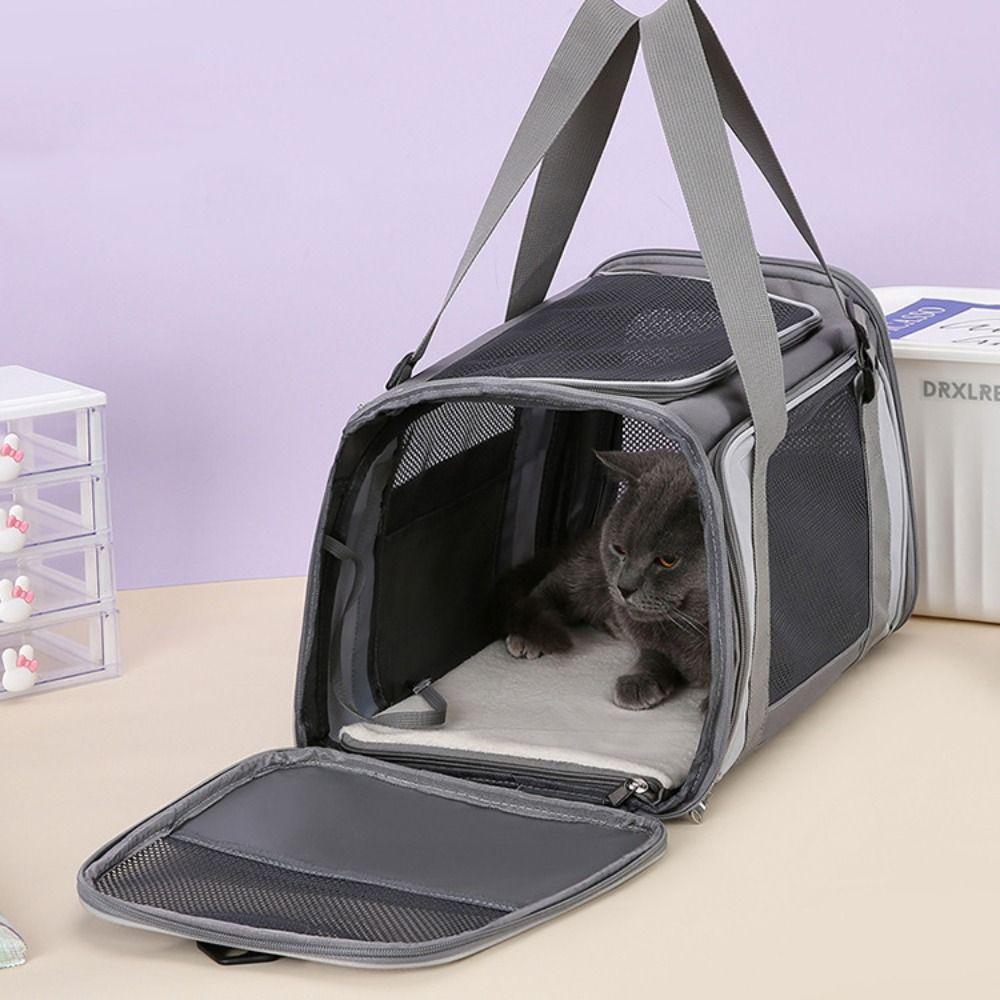 Large Capacity Pet Carrying Bag Foldable Pet Carrier Bag Pet Travel Bag  Transport