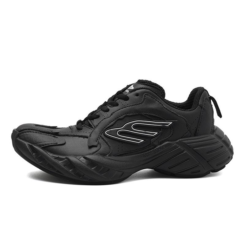 

Paris new spring and summer casual series old dad shoes genuine leather pure handmade single shoes comfortable 35 чёрный