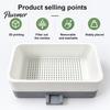Anti Clogging Sink Strainer Kitchen Basket, Detachable Plastic Fine Mesh Filter, Easy Stable Buckle Filter Cleaning And Clog Prevention Garbage
