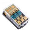 Universel 30A/60A/80A/100A/150A 1 Entrée 3 Sorties Voiture Auto Audio Porte-fusible Fusible Boîte à fusibles de sécurité Étanche