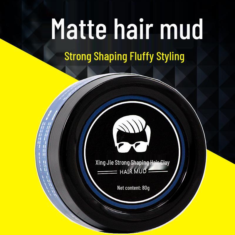 Genuine Style Matte Hair Clay - 80g: Strong Hold for Men's Voluminous Styling