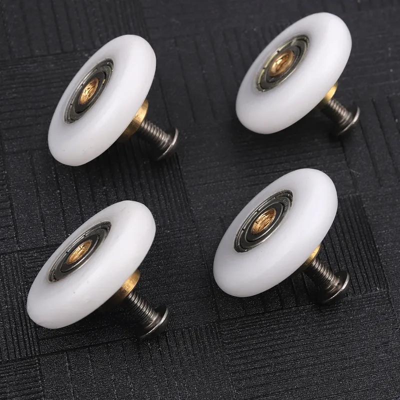 4pcs/set Durable Roller Shower Rooms Cabins Pulley Shower Room Roller /Runners/Wheels/Pulleys Diameter 19mm/23mm/25mm/27mm