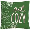 New Flower and Bird Pillow Case Green Leaf Cushion Cover Living Room Home Decoration Pillow