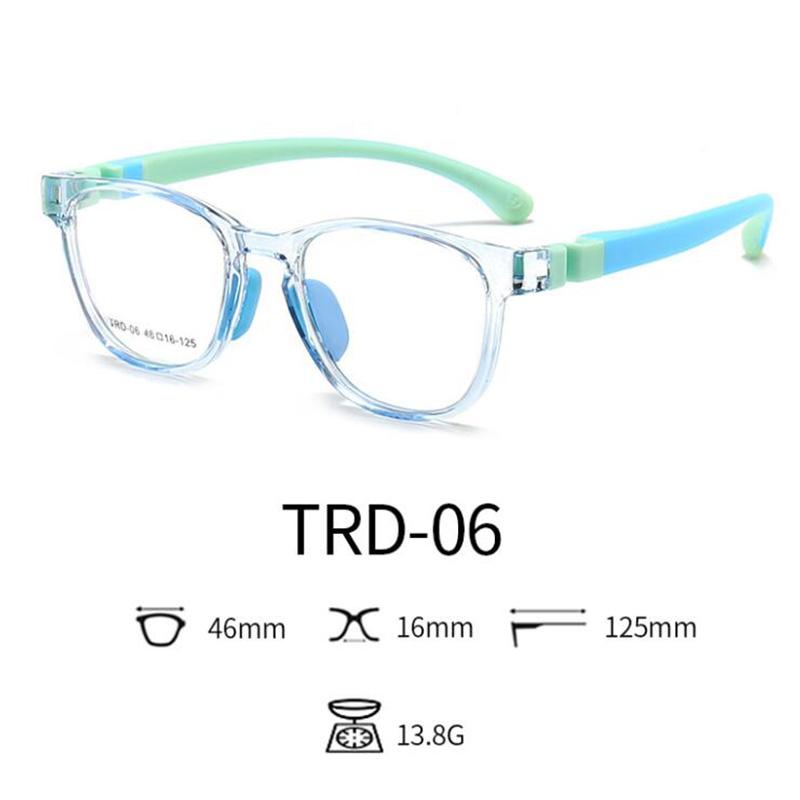 

RBENN 2020 New Blue Light Blocking Kids Glasses Square Silicone Frame Eyewear Boys Girls Anti Blue Light Computer Eyeglasses