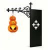 Wrought Iron Street Lamp Bookends Button Cell Battery Powered Bookmark Light  Study Room