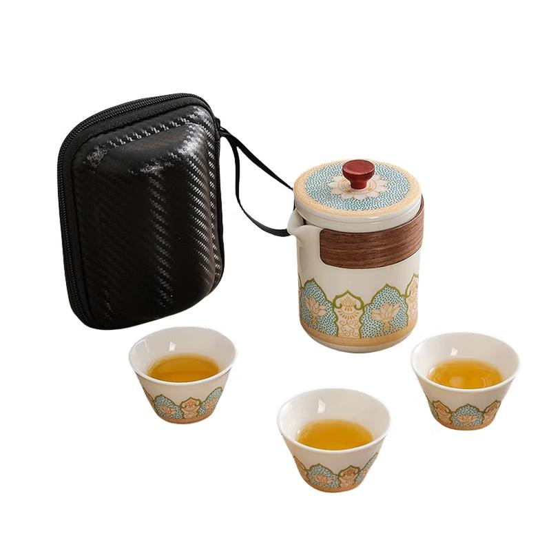 Yunyan Portable Ceramic Travel Tea Set