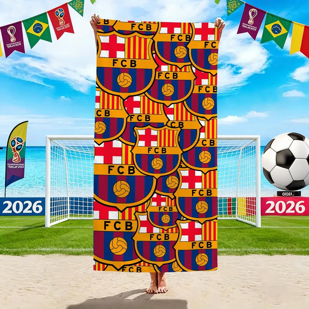 World Cup Beach Towels, Us-Canada-Mexico Football Team Microfiber Quick-Drying Absorbent Bath Towels, Sports Towels