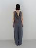 Moia Draped Blouse (Gray)