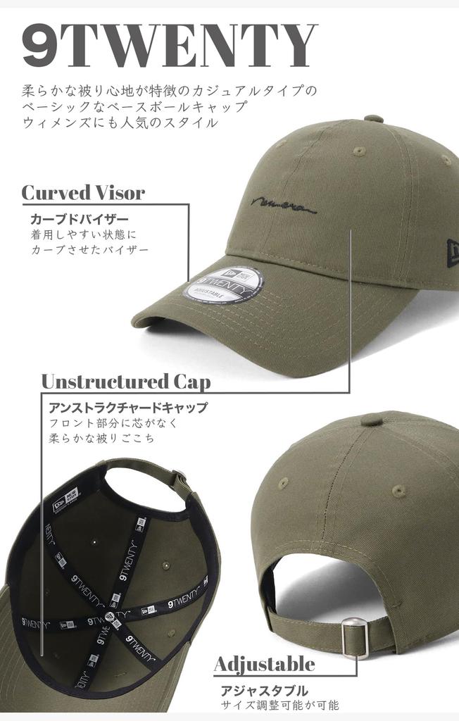 New Era New Era Cap Simple Handwritten Logo ONSPOTZ Special Edition 9Twenty Long Visor Handwritten Logo (new era) Olive/Black M/L Non-Washed