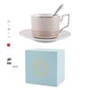 Europäisches Luxus Knochenporzellan Kaffeetasse & Untertasse Set - Elegante Keramiktasse für den Nachmittagstee