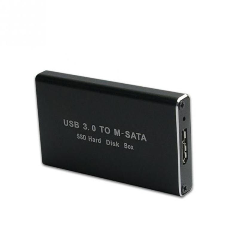 USB3.0 mSATA Drive Enclosure Tool Less External Hard Disk Drive Case For 22x30MM 22x42MM Drive Housing Case