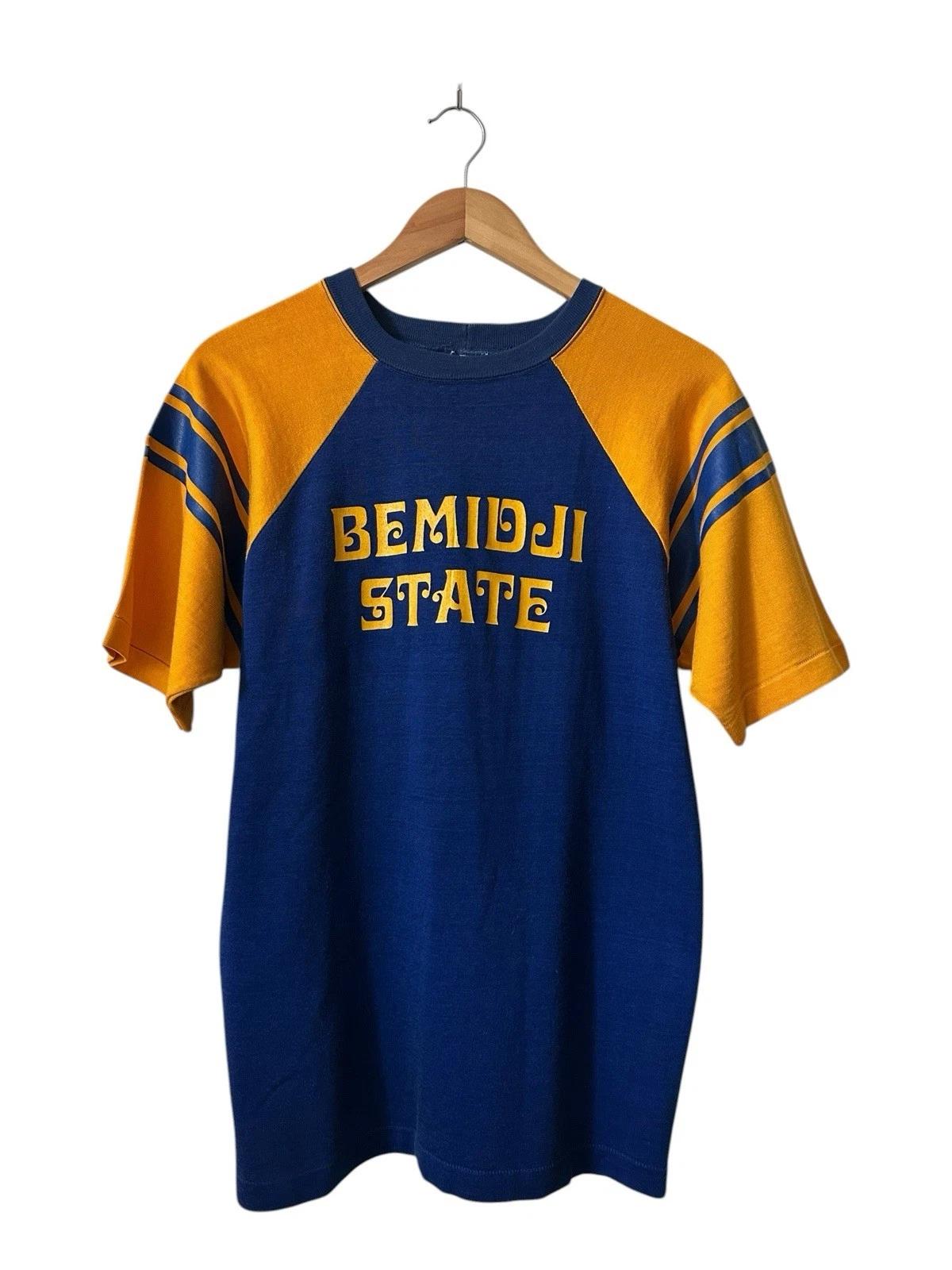 Vintage Champion Bemidji State University Shirt Men’s Medium 1960’s USA Blue M