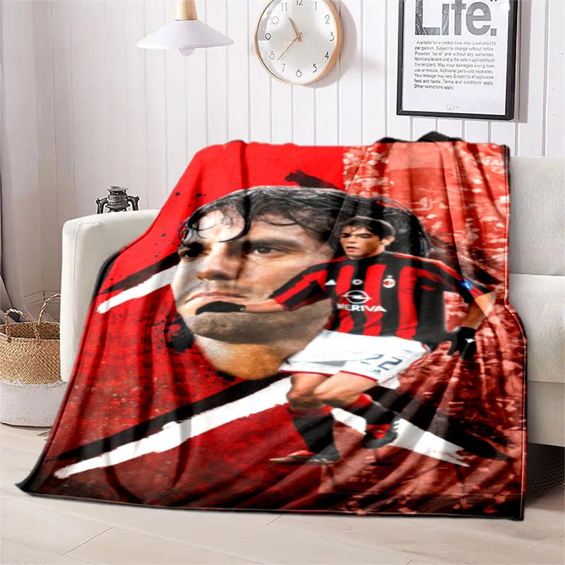 Former Associazione Calcio Milan Ricardo Izecson dos Santos Leite blanket Soft four season home bed office travel outdoor warm blanket L2
