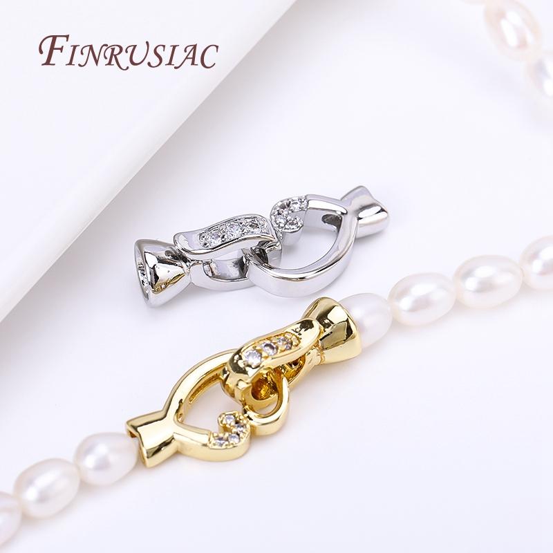 18K Gold Plated Connector Clasps For Bracelets Necklaces Making,Clasps For Jewelry DIY Accessories,End Clasp