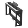 Weighted Digital Piano, 88 Keys Fully Weighted, Electric Piano Keyboard with Furniture Stand, Power Adapter, Triple Pedal, Record Function, 280 Tones,