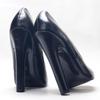Escarpins à talons hauts blocs de 16 cm pour femmes, chaussures peep toe unisexes pour pole dance et boîte de nuit, chaussures sexy