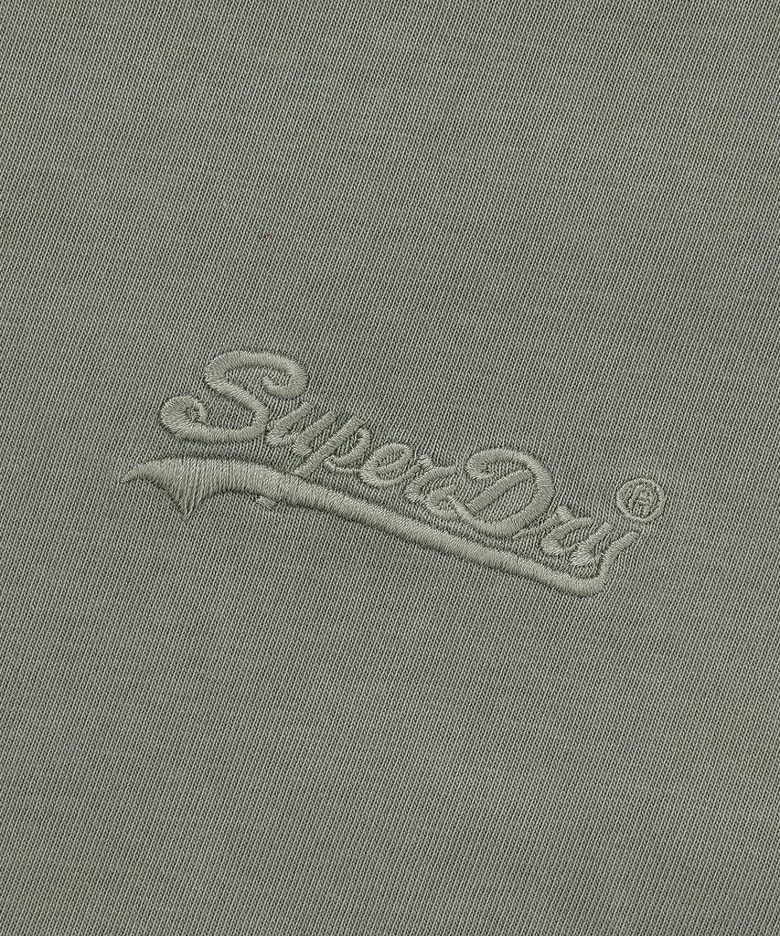 Syupeodeulai Small Logo Washed T-Shirt Khaki Green Sduiscq13Khg