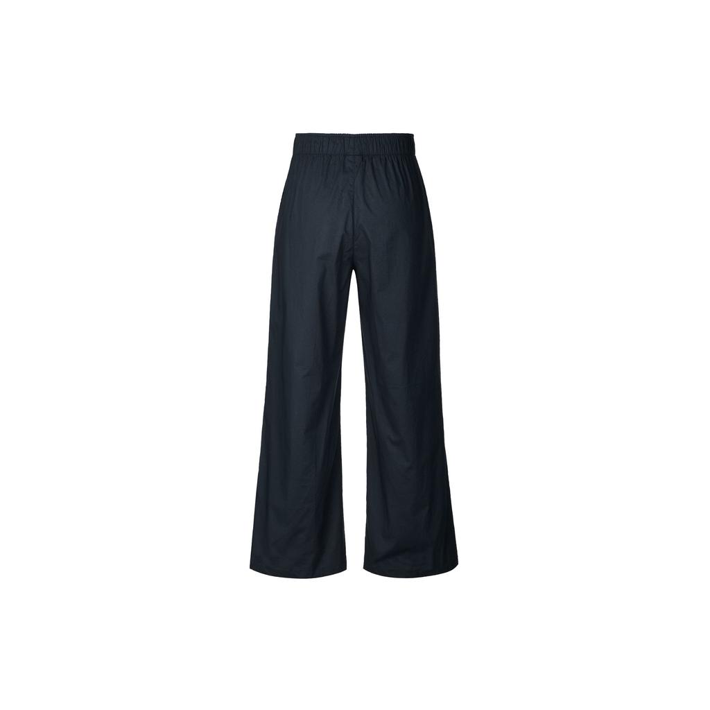Nike Abbigliamento Sportivo SS25 Popeline Fresco Vita Alta Gamba Dritta Larga Pantaloni Casual Donna pantaloni HV2410-010