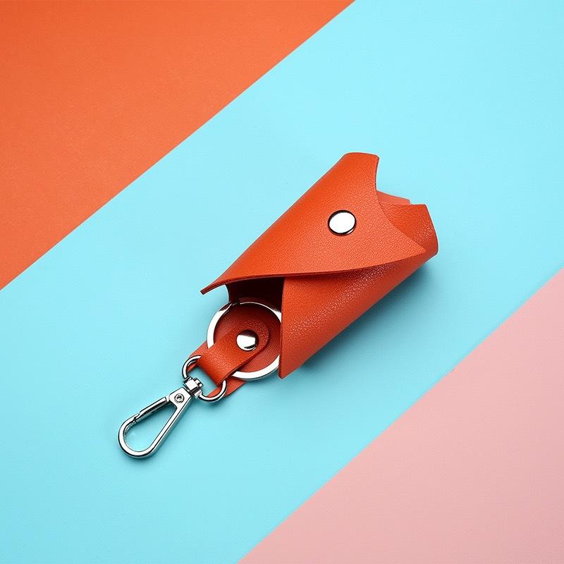 Reliable Ship Creative Windbreaker Shape Key Case Car Interior Accessories PU Leather Key Organizer Pouch for Men Women Fast